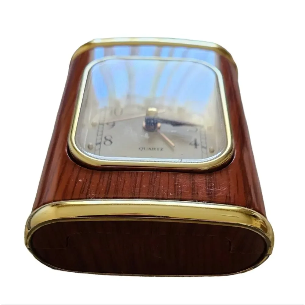 Clock with light, made to look vintage, one AA battery (not included)